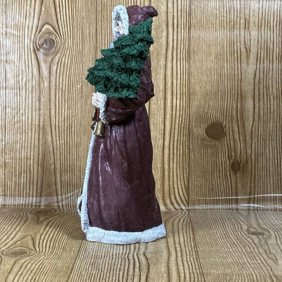 Vintage Santa Clause Pecan Resin Wood Christmas Painted Figure With‎ Clown Rare - Picture 2 of 8